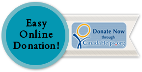 If you want to make an online donation right now you can make it online through CanadaHelps.org.